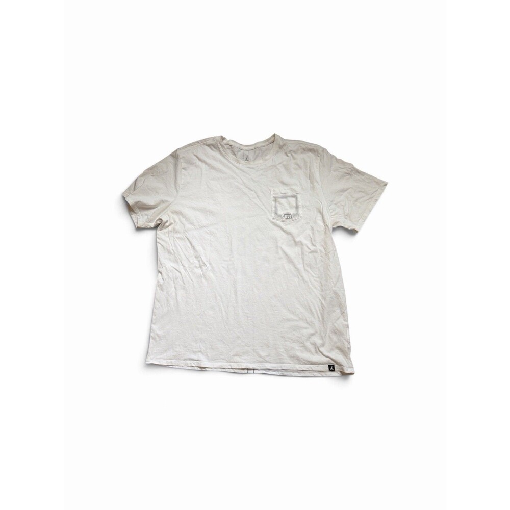 Men's Jordan White pocket T-shirt size 2XL